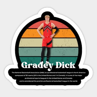 Gradey Dick Vintage V1 Sticker